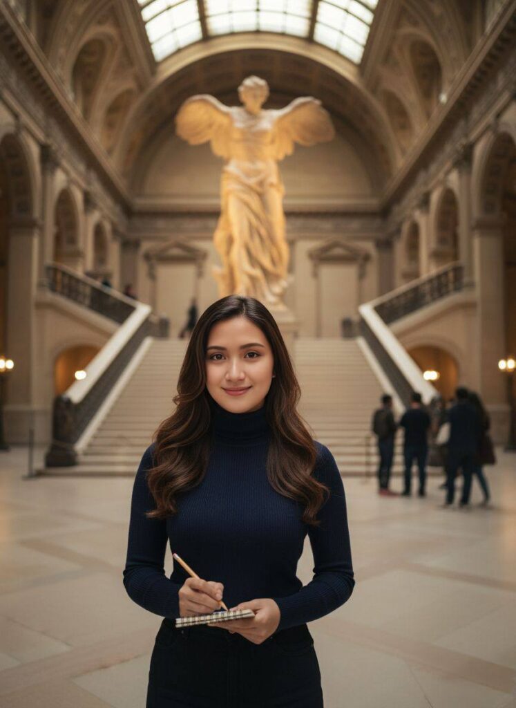 Tạo chân dung 8K sống động giữa không gian nghệ thuật tại Louvre