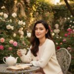 Chân dung siêu thực trong khu vườn hồng đầy lãng mạn và tinh tế