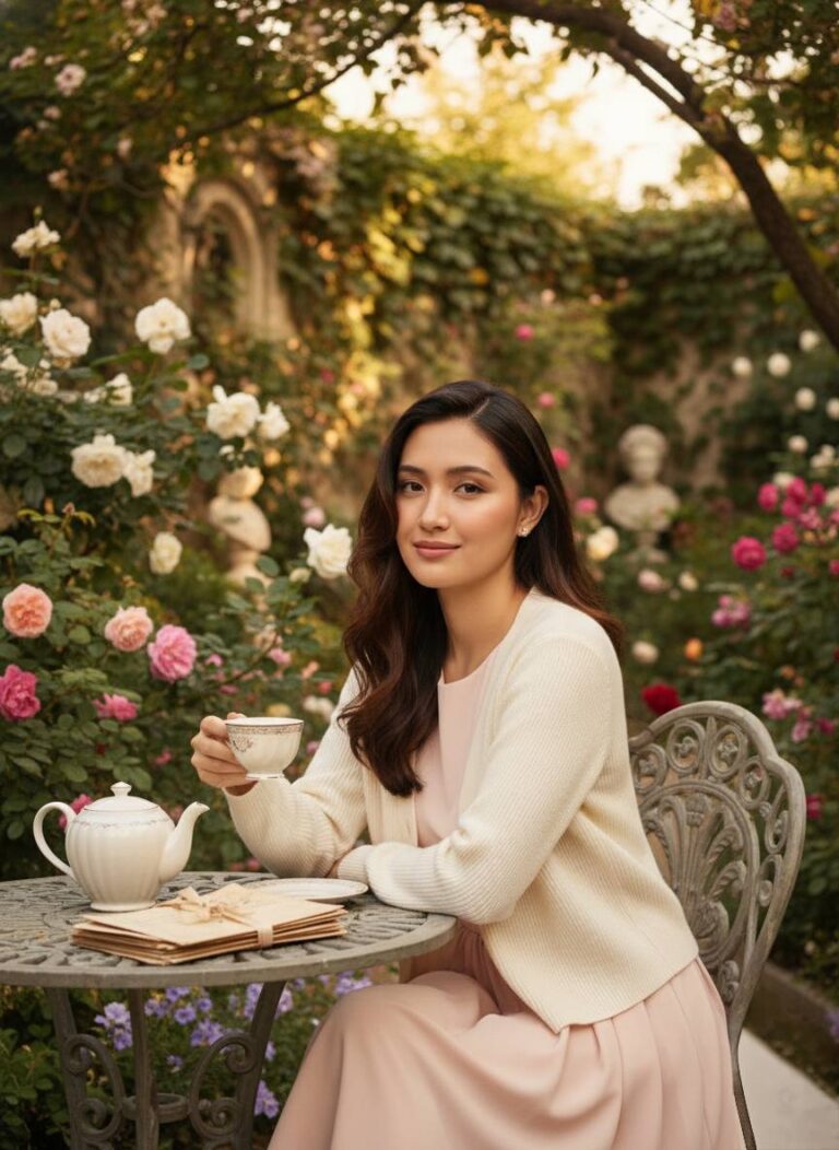 Chân dung siêu thực trong khu vườn hồng đầy lãng mạn và tinh tế