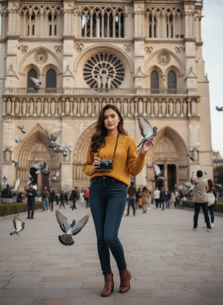 Khám Phá Kiến Trúc qua Bức Chân Dung Siêu Thực Dưới Notre-Dame