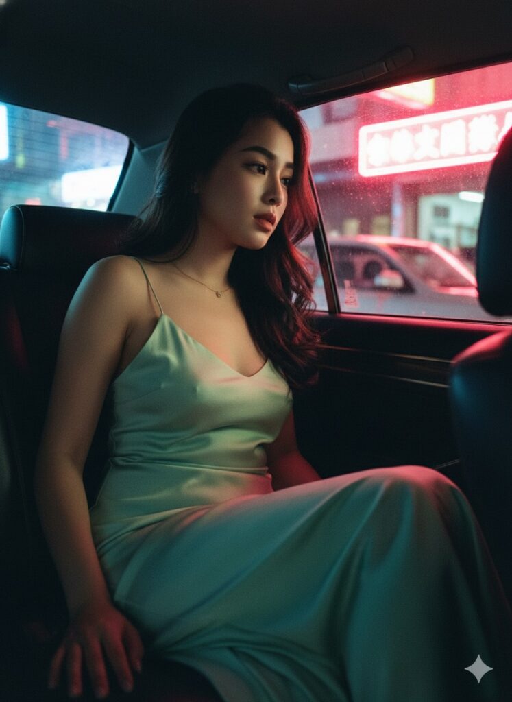 Ánh đèn neon Hong Kong và vẻ đắm chìm của tuổi trẻ trong chiếc xe hơi