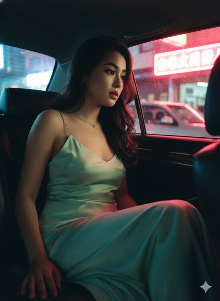 Ánh đèn neon Hong Kong và vẻ đắm chìm của tuổi trẻ trong chiếc xe hơi