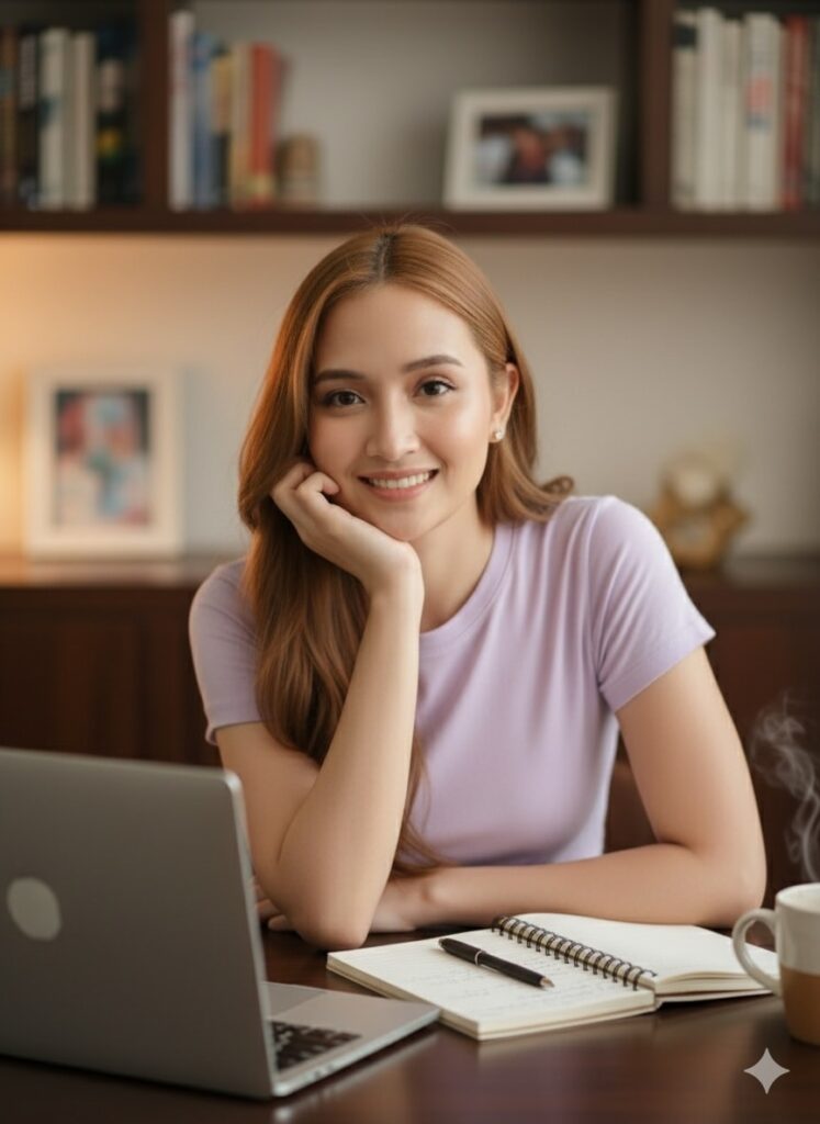 Tạo chân dung nữ sinh sống động với sắc thái tự nhiên và ánh sáng ấm áp