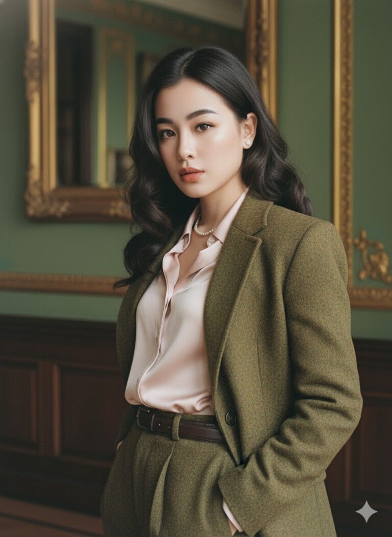 Chân dung thời trang thanh lịch với sắc màu vintage và vẻ đẹp tự nhiên