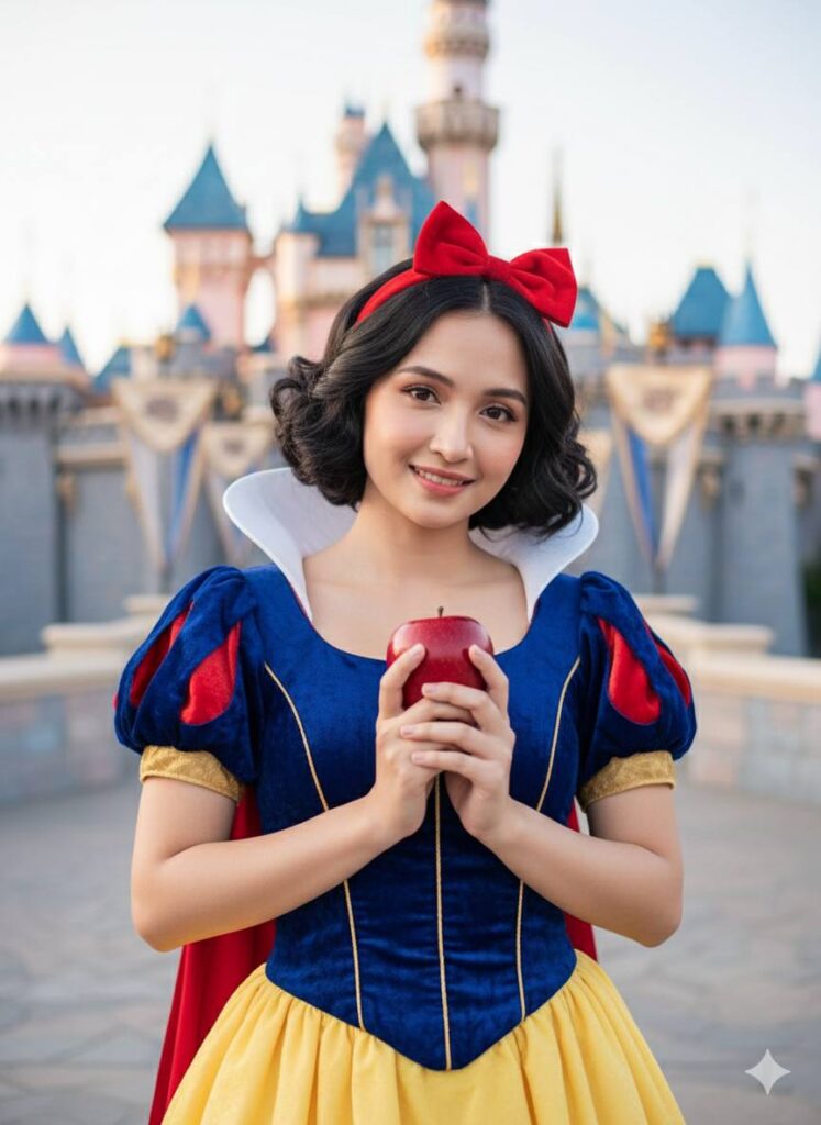 Tạo chân dung Snow White sống động với sắc màu và chi tiết hoàn hảo