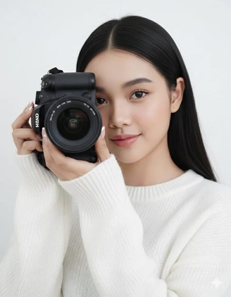 Nàng đẹp cùng camera và phong cách trang điểm tự nhiên đầy thu hút