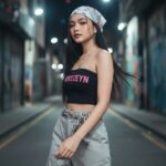 Phong cách streetwear mạnh mẽ giữa những góc phố đầy graffiti