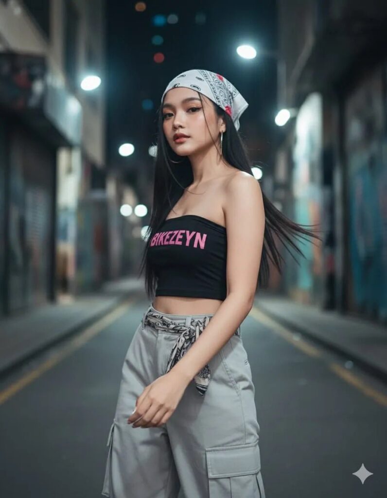Phong cách streetwear mạnh mẽ giữa những góc phố đầy graffiti