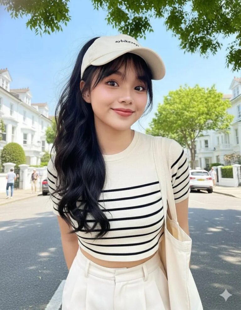 Cô gái trẻ trung và phong cách giữa lòng thành phố tươi đẹp