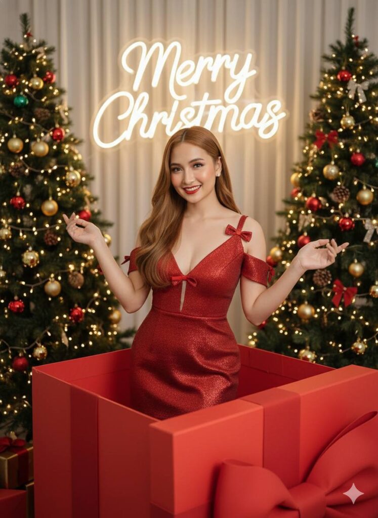 Chân dung 8K tuyệt đẹp trong hộp quà Giáng Sinh đầy vui tươi và lôi cuốn