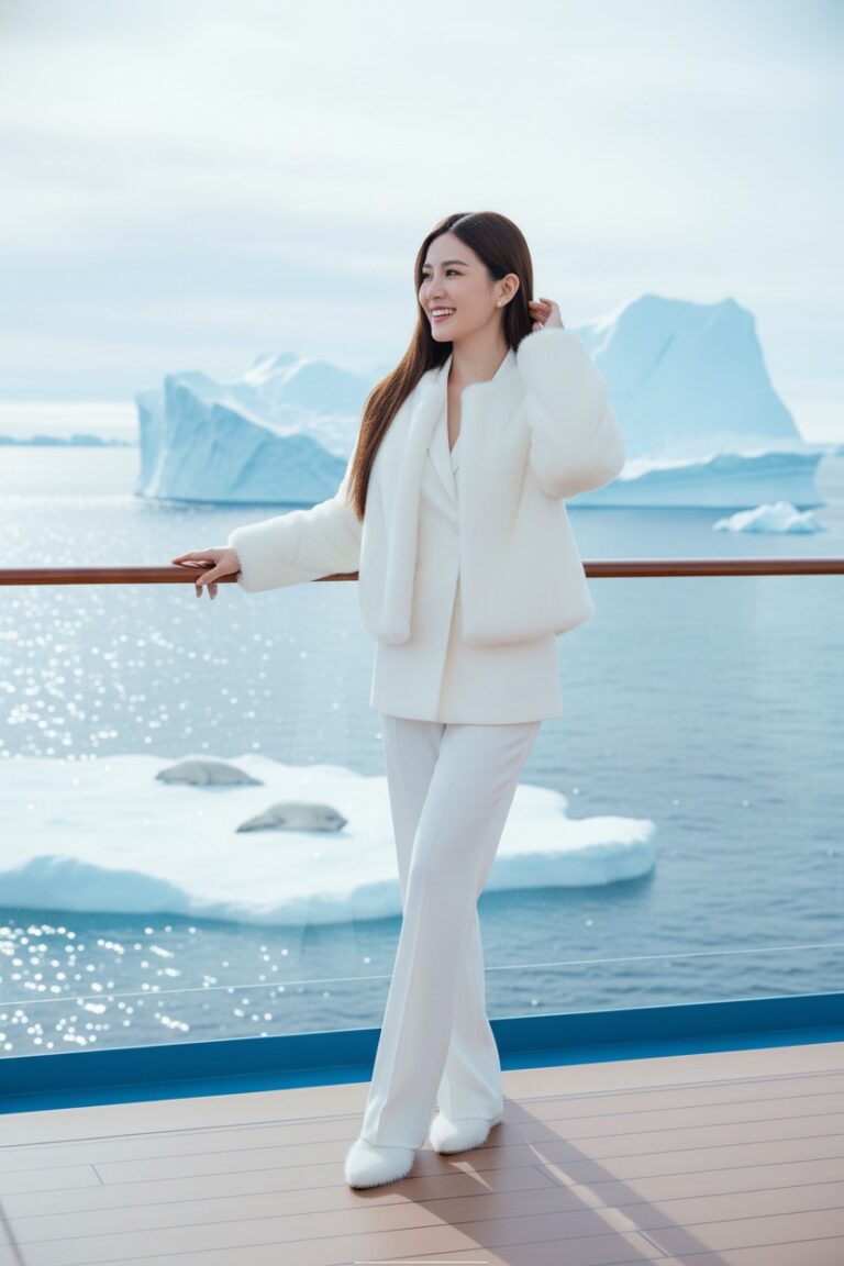 Nét đẹp quý phái trên du thuyền sang trọng giữa phong cảnh Bắc Cực tuyệt đẹp