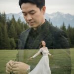 Chân dung cận cảnh của cặp đôi tuyệt đẹp trong khung cảnh tự nhiên đầy lãng mạn