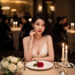 Nét đẹp quyến rũ của cô gái Á Đông trong không gian lãng mạn sang trọng