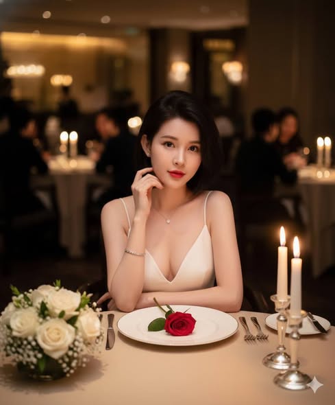 Nét đẹp quyến rũ của cô gái Á Đông trong không gian lãng mạn sang trọng