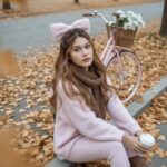 Tạo chân dung siêu thực của cô gái trẻ với phong cách mùa thu dễ thương