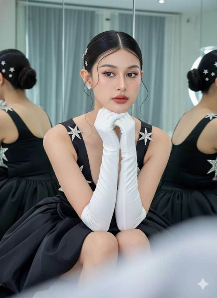 Chân dung siêu thực của cô gái xinh đẹp giữa không gian sang trọng và lộng lẫy