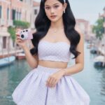 Tạo chân dung nữ siêu thực giữa khung cảnh Venice lãng mạn và hiện đại