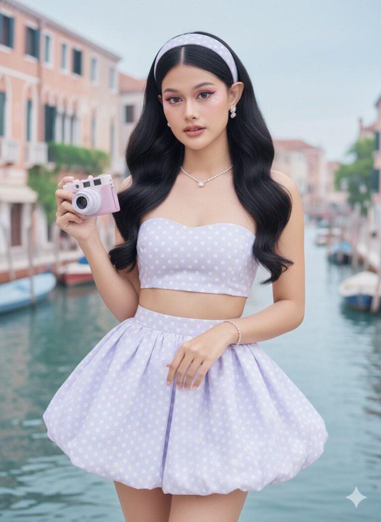 Tạo chân dung nữ siêu thực giữa khung cảnh Venice lãng mạn và hiện đại