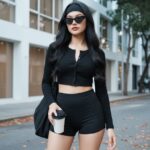 Chân dung siêu thực của cô gái trẻ với phong cách thời trang ấn tượng giữa phố đông