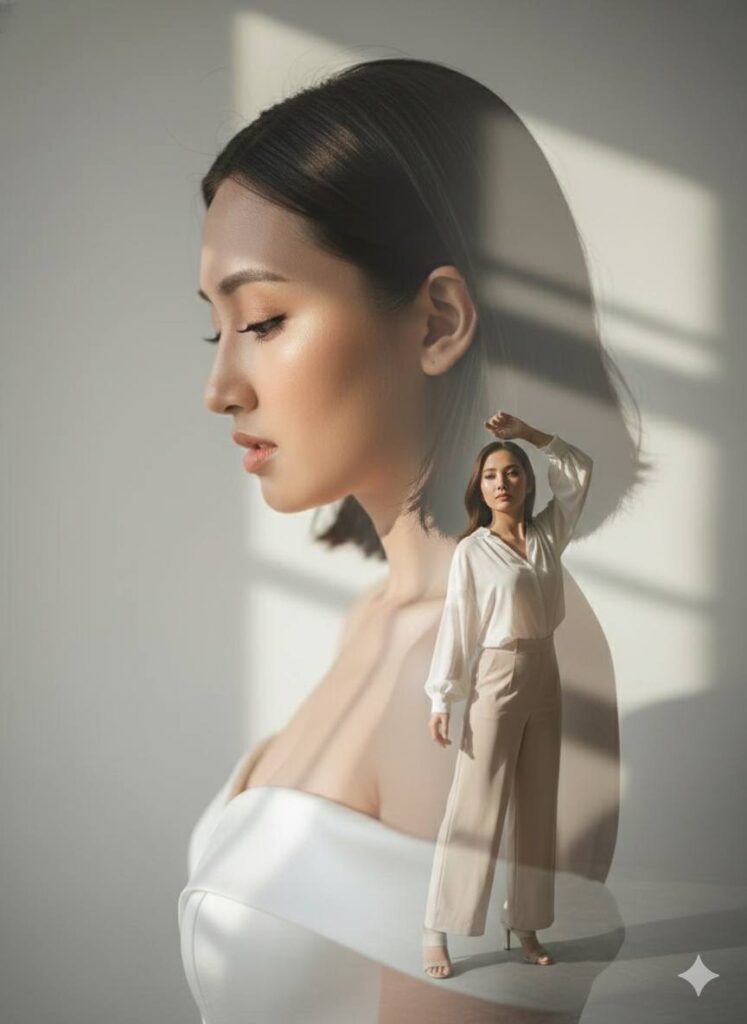 Chân dung nghệ thuật 8K: Sự kết hợp giữa hiện thực và tâm tư trong ánh sáng và bóng đổ