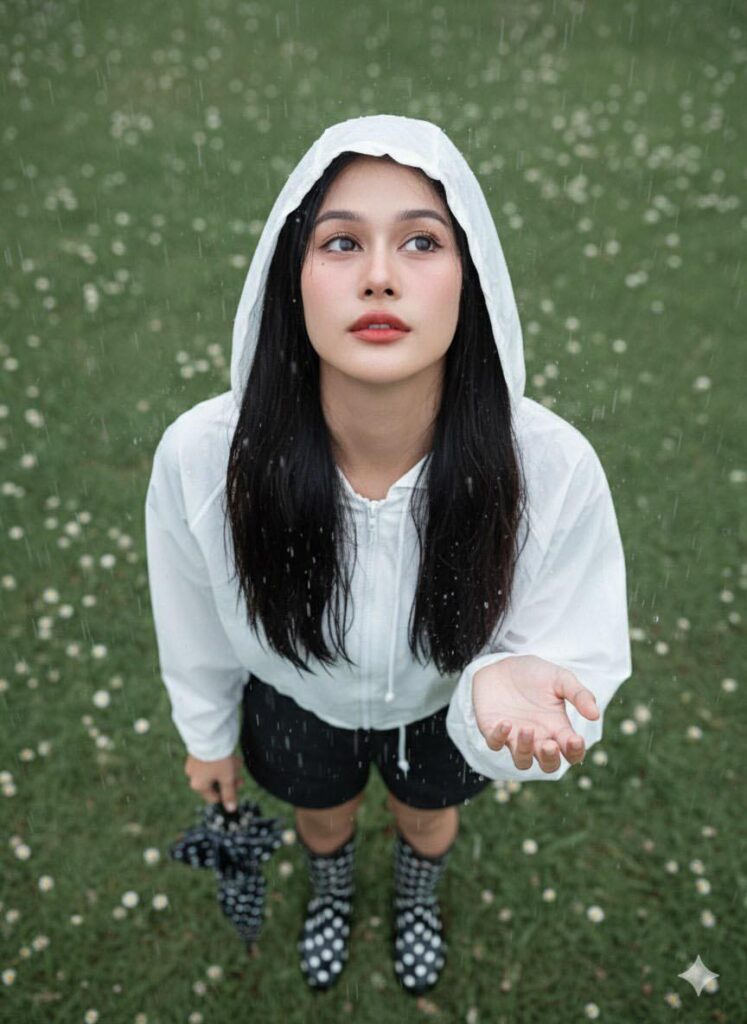 Chân dung siêu thực của cô gái xinh đẹp dưới cơn mưa tuyệt đẹp