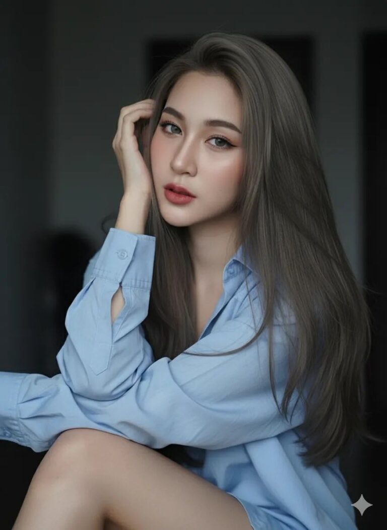 Chỉnh sửa ảnh thật tự nhiên với phong cách quyến rũ và tự tin của cô gái trẻ