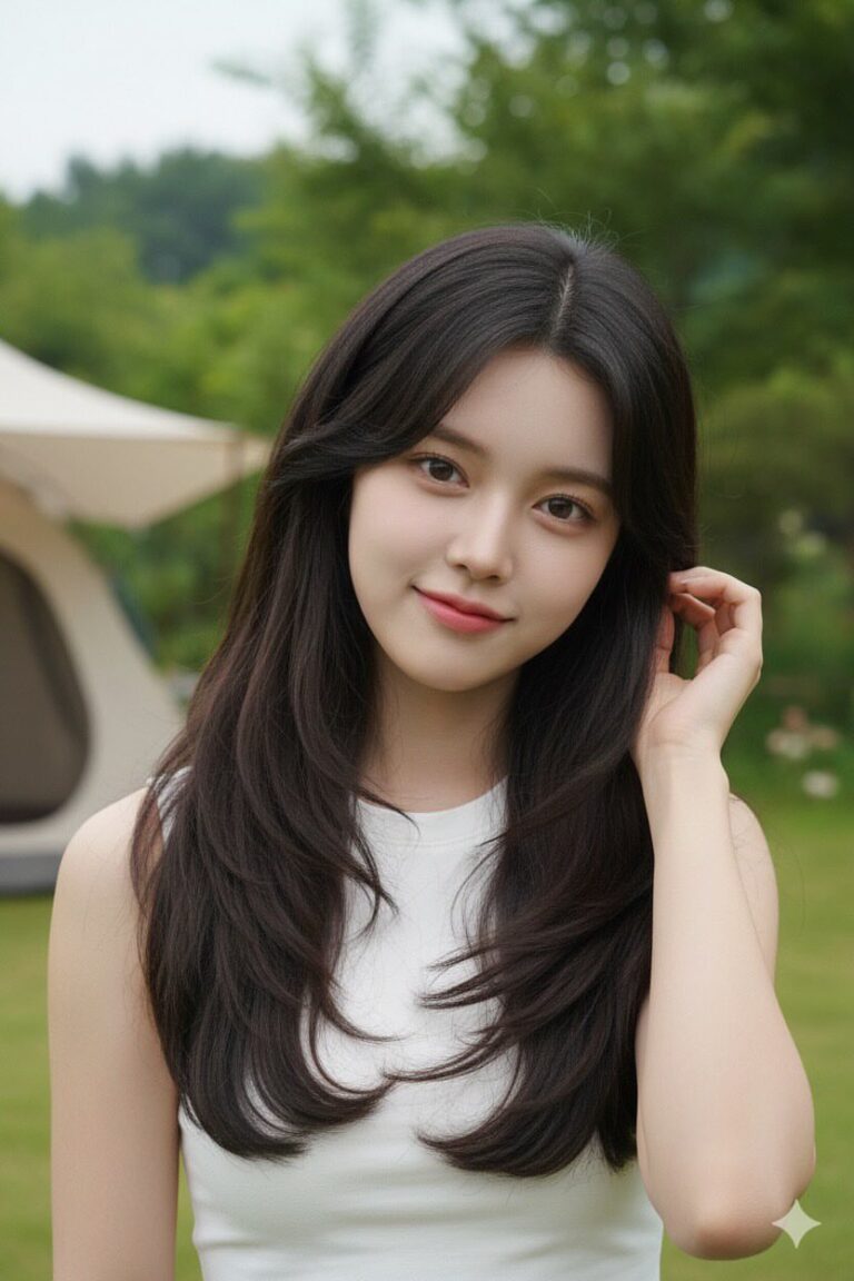 Tạo hình ảnh chân thực của cô gái Hàn Quốc với phong cách trang điểm tự nhiên và vẻ ngoài dễ thương