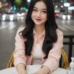 Chân dung nàng gái Indonesia giữa đêm phố thị ấm áp và lãng mạn