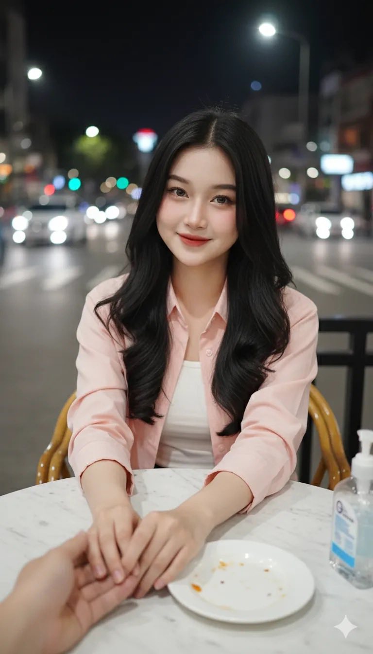 Chân dung nàng gái Indonesia giữa đêm phố thị ấm áp và lãng mạn