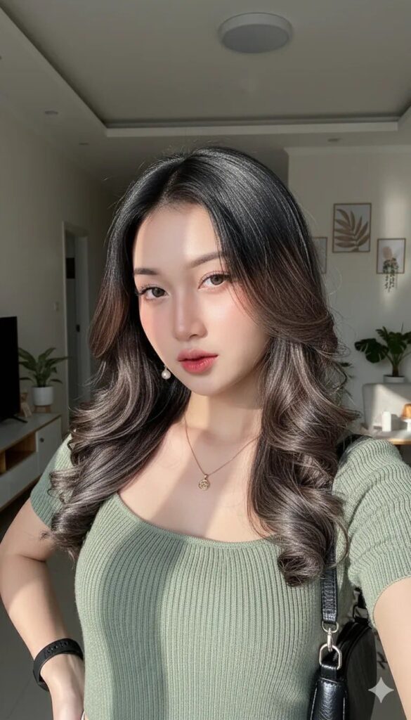 Vẽ chân dung cô gái xinh đẹp trước ánh sáng sáng tạo nghệ thuật từ bức ảnh chụp sẵn