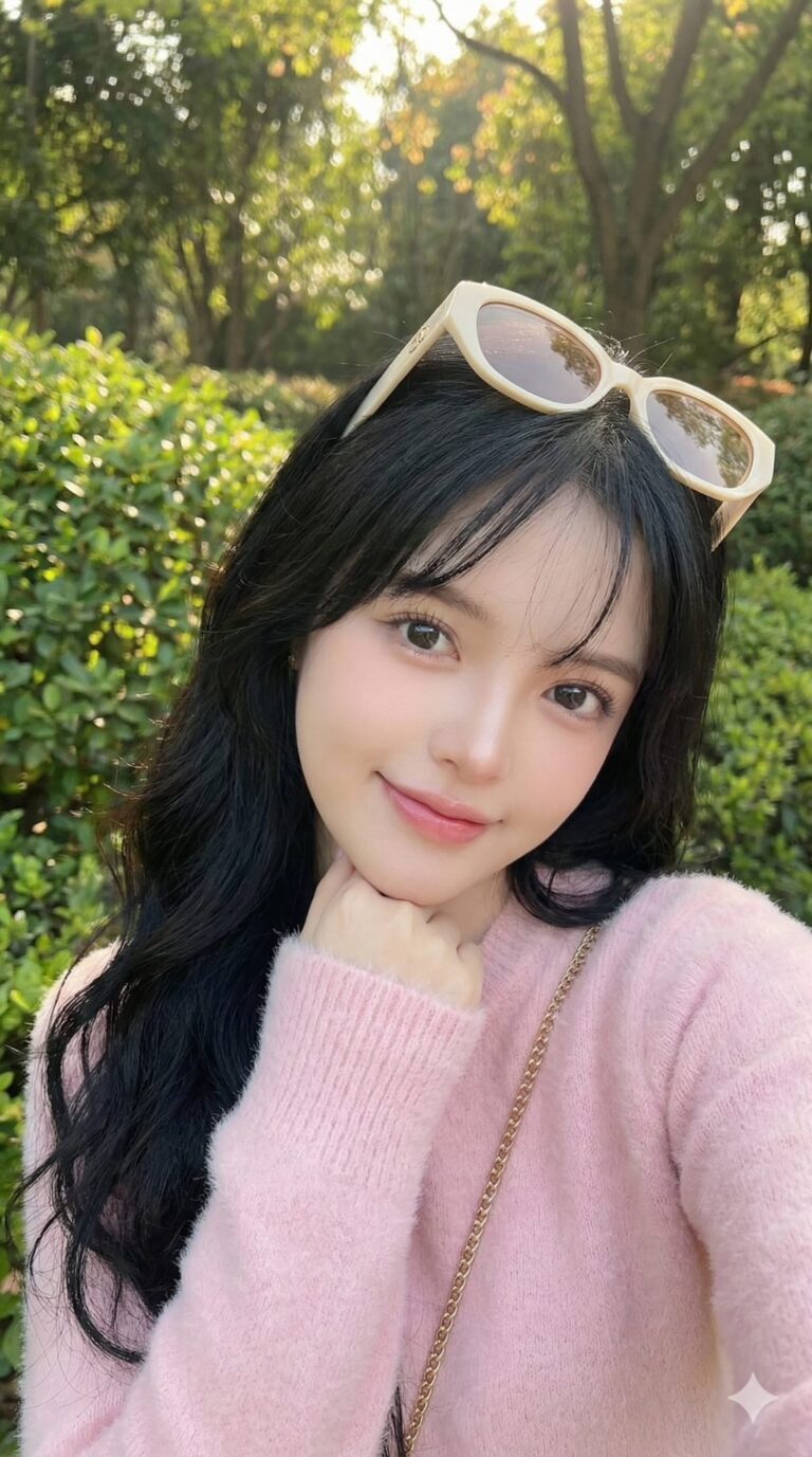 Góc nhìn mới trong selfie mùa hè của cô gái trẻ phong cách đầy cuốn hút