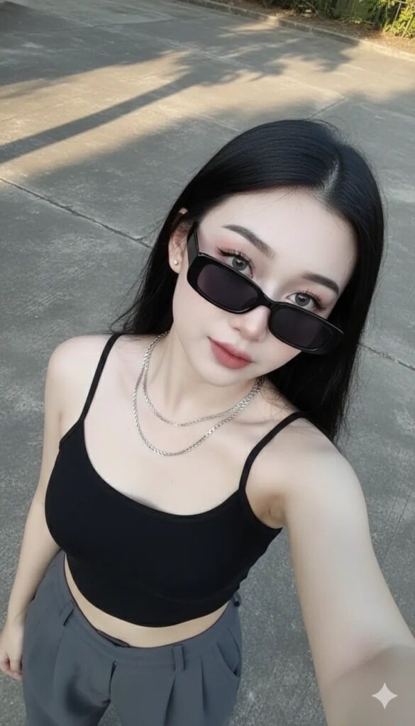 Bức chân dung nữ với phong cách hiện đại và ánh sáng chiều độc đáo