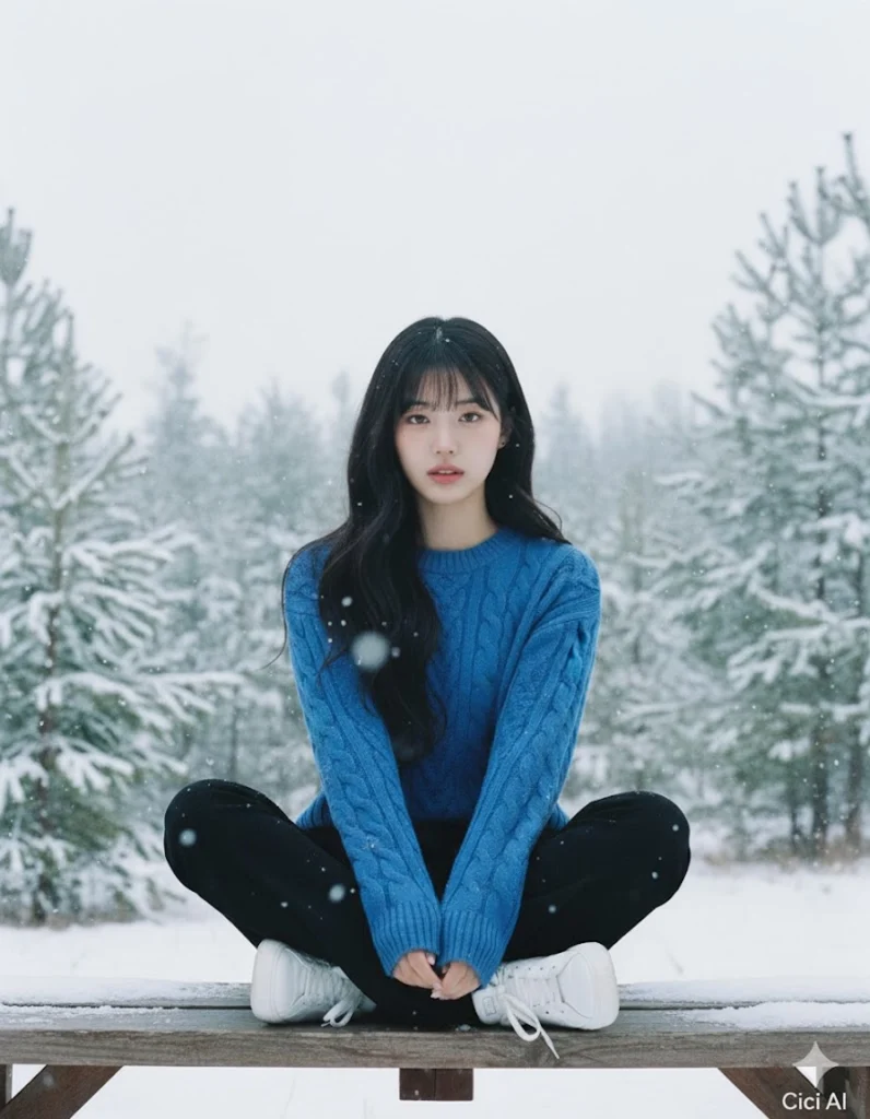 Chân dung mùa đông ấm áp giữa không gian tuyết trắng hoàn hảo