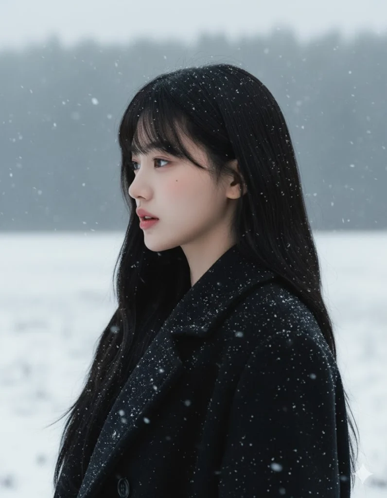 Chân dung mùa đông với cảm xúc lạnh lẽo giữa khung cảnh tuyết rơi