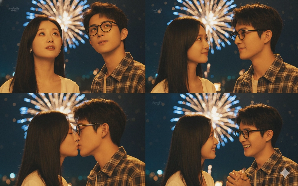 Kì Diệu Giao Thừa Lãng Mạn Với Bộ Ảnh Pháo Hoa Đẹp Như Phim Tình Cảm