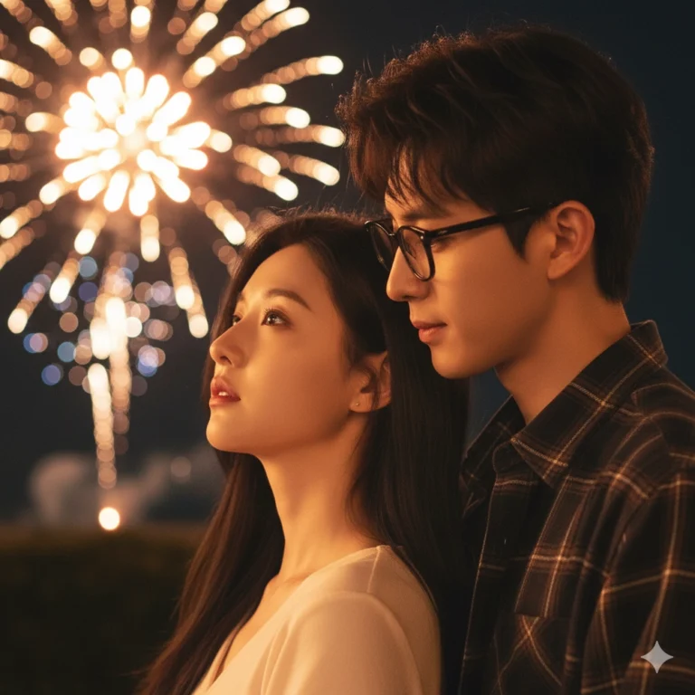 Tái hiện khoảnh khắc giao thừa lãng mạn dưới bầu trời pháo hoa 8K tuyệt đẹp