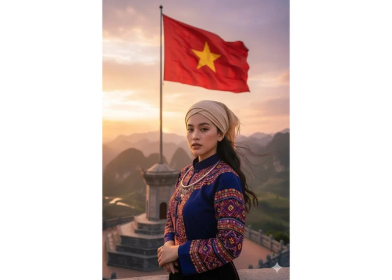 Nét đẹp Việt Nam qua bức tranh chân thực ở Hà Giang lúc hoàng hôn