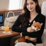 Chân dung phụ nữ trẻ xinh đẹp trên chuyến bay hạng thương gia Vietnam Airlines