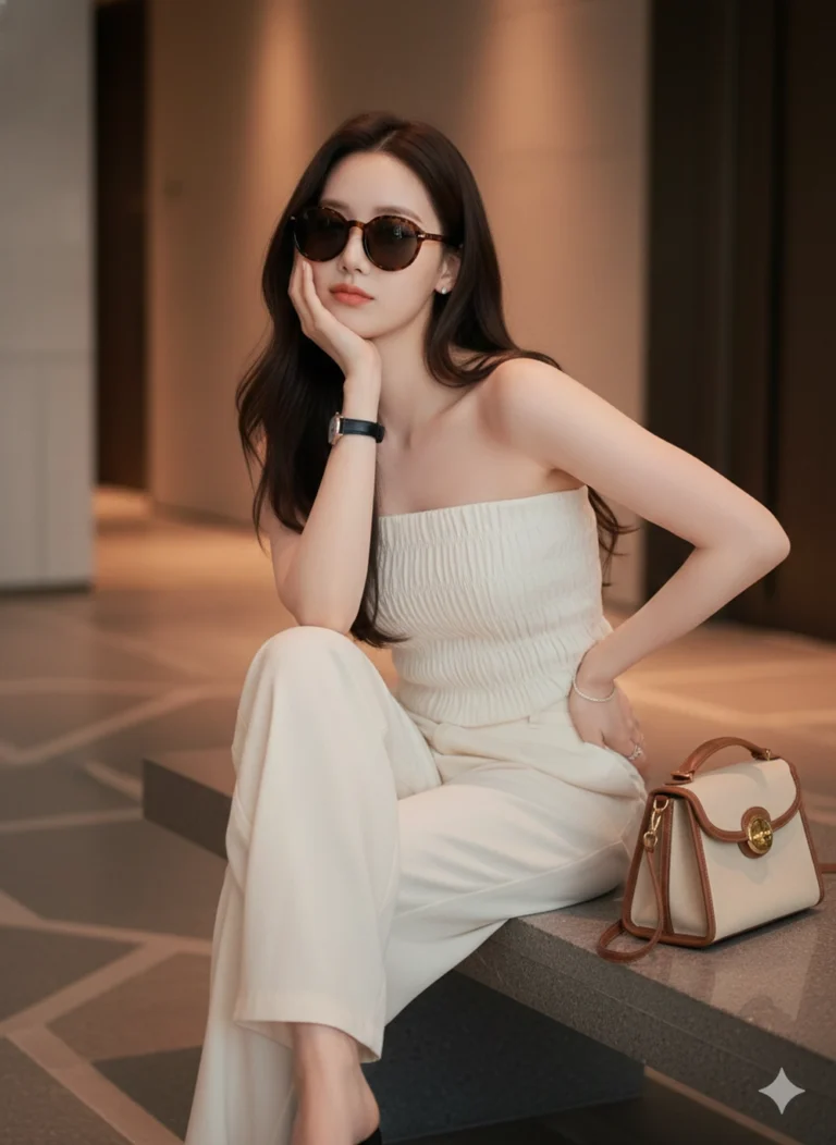 Gợi ý phong cách thời trang trẻ trung trong không gian tối giản hiện đại