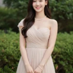 Ngắm nhìn vẻ đẹp thanh lịch của cô gái trẻ giữa thiên nhiên tươi xanh