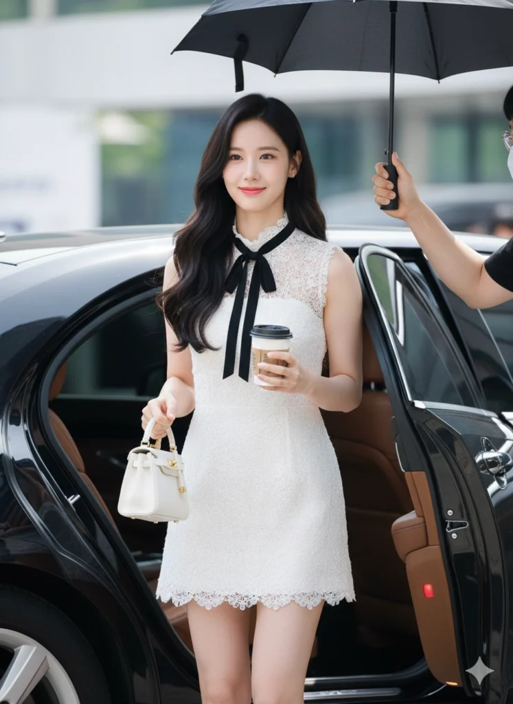 Sự quyến rũ của phong cách thời trang trong ánh sáng ban ngày sang trọng