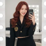 Ảnh tự sướng xinh đẹp với phong cách thời trang hiện đại và ánh sáng hoàn hảo