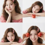 Cô Gái Xinh Đẹp Với Chùm Tômato Ngọt Ngào Trong Bộ Ảnh Đầy Sắc Màu