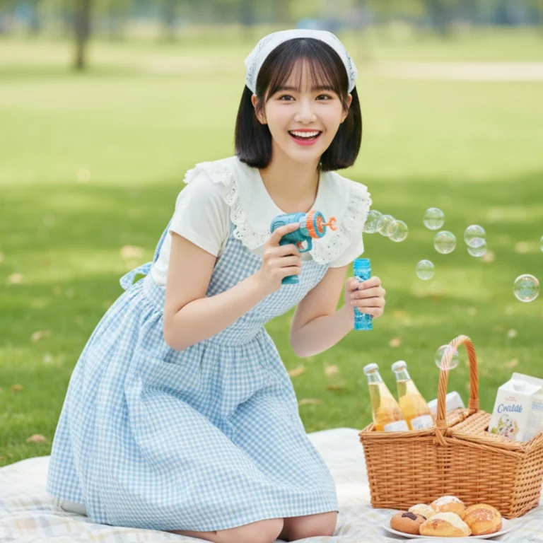 Tạo hình ảnh cô gái Việt xinh đẹp trong phong cách picnic mùa hè cực dễ thương