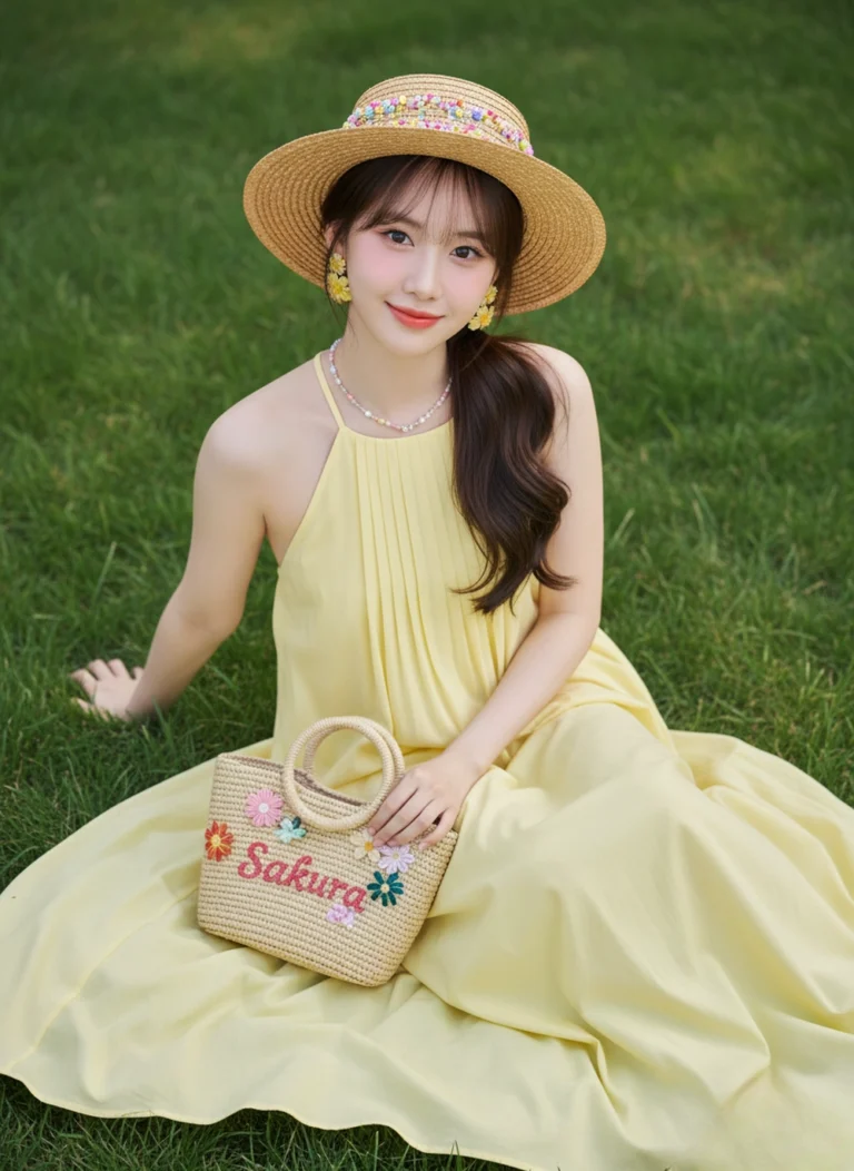 Chân dung cô gái Việt xinh đẹp trong phong cách mùa hè tươi mát và nữ tính