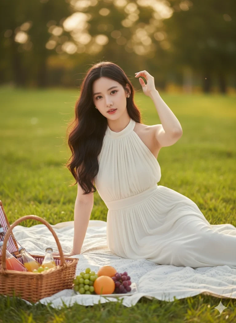 Chân dung mùa hè của cô gái Việt trong váy maxi tại picnic tuyệt đẹp