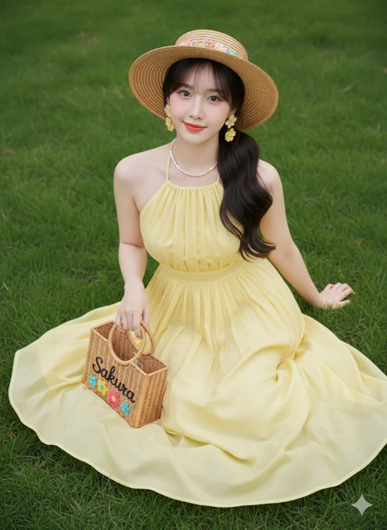 Chân dung cô gái Việt xinh đẹp với phong cách boho mùa hè rực rỡ và dễ thương