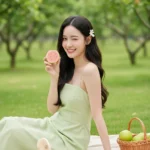 Chân dung cô gái Việt trong mùa hè tươi sáng cùng picnic trái cây ngoài trời