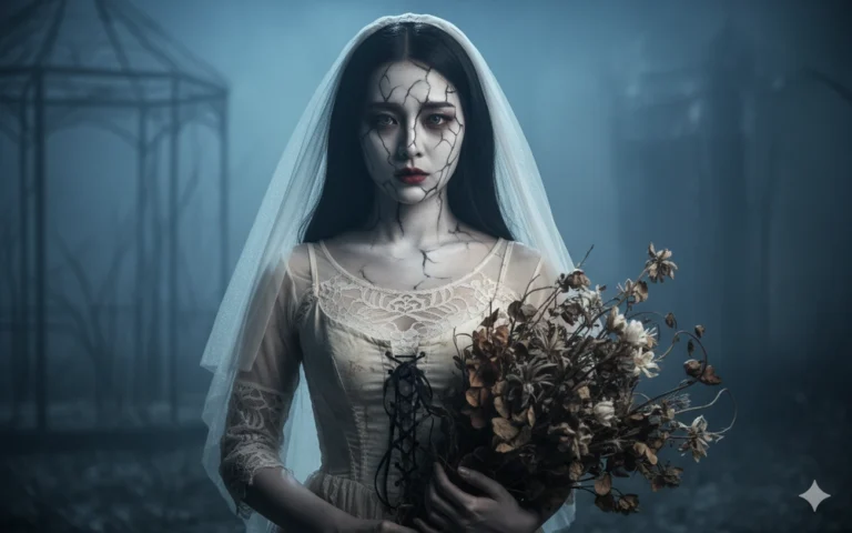 Chân dung ma mị của cô dâu thành phố tối với vẻ đẹp bi thương và u ám