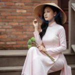 Chân dung cô gái Việt trong áo dài giữa không gian cổ kính và lãng mạn